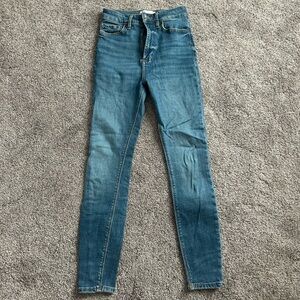 Zara Women's Skinny Jeans in Blue